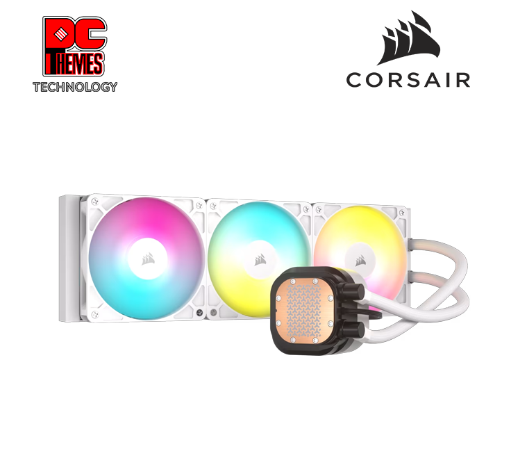 CORSAIR NAUTILUS 360 ARGB AIO LIQUID COOLER WHITE